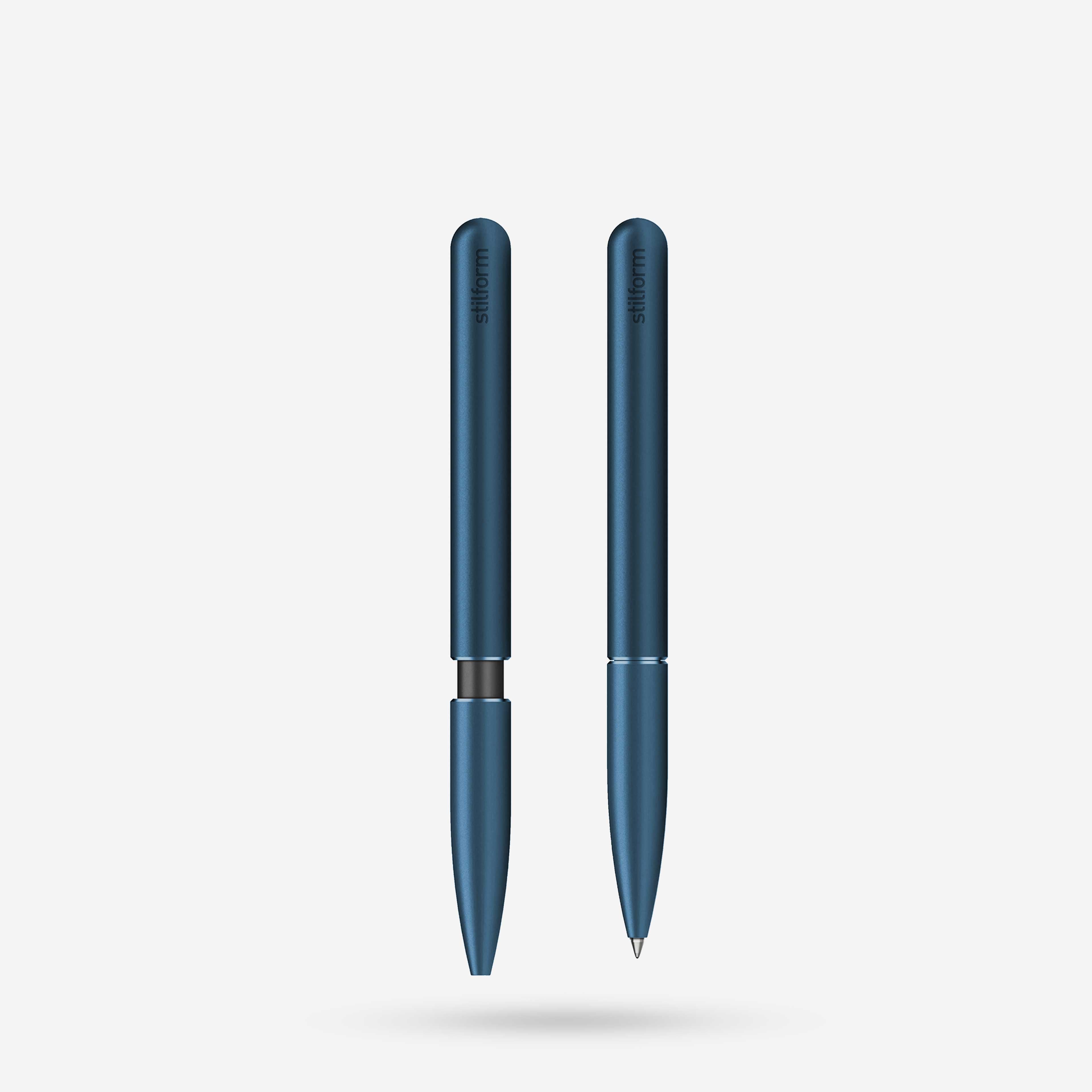 Aluminium Kugelschreiber Pen in Night Sky, Vorder- und Rückansicht