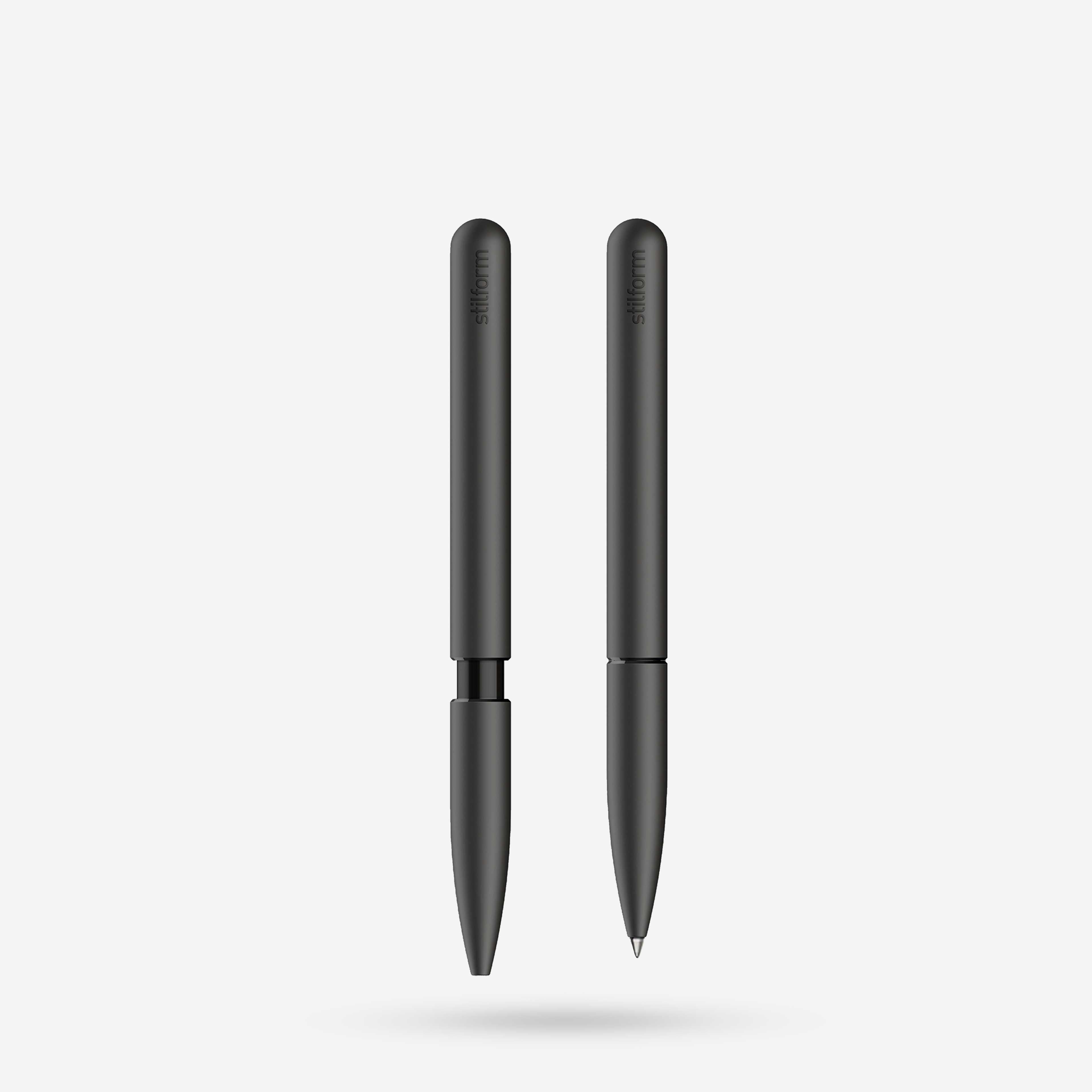 Kugelschreiber Pen Titan in DLC, Vorder- und Rückansicht freigestellt