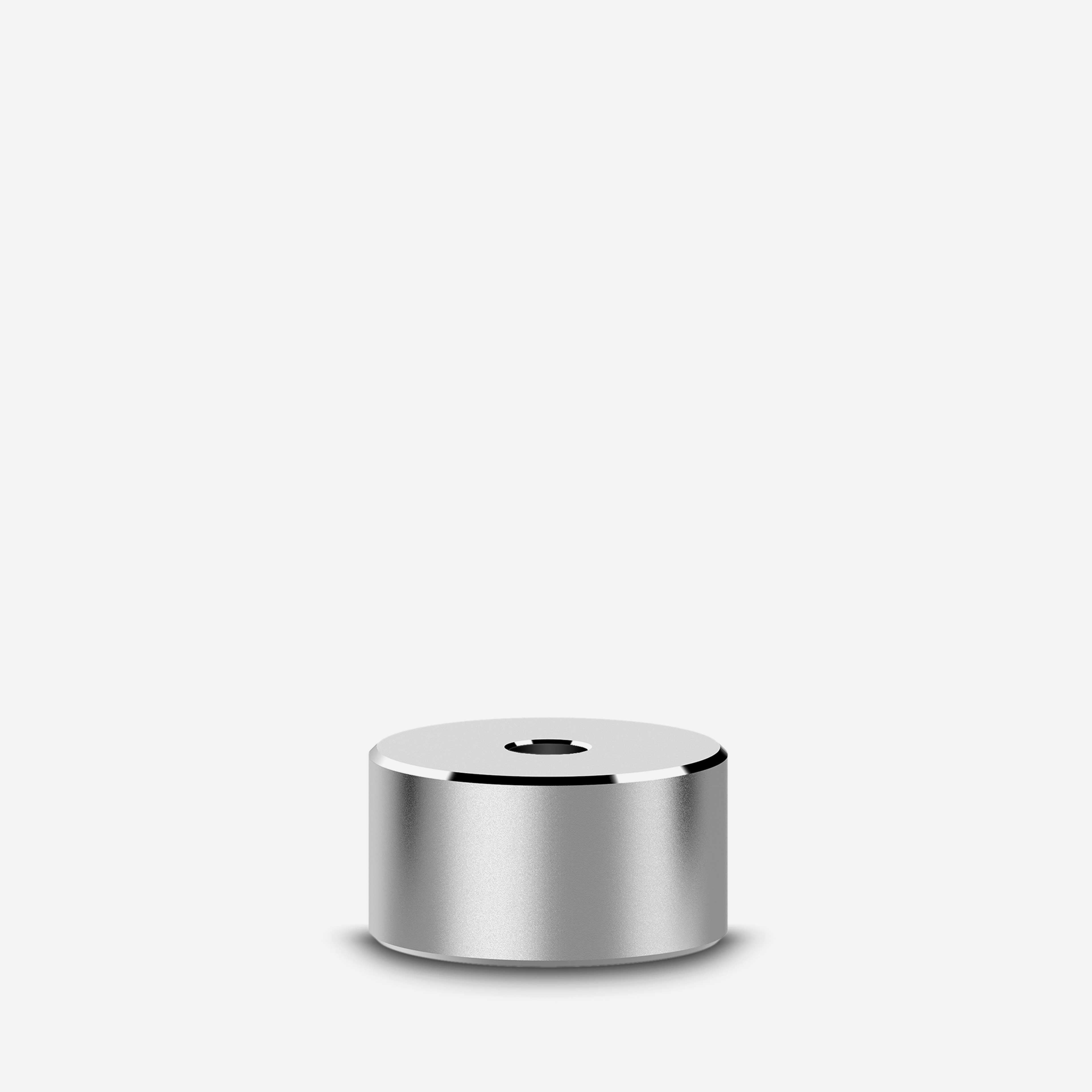 Stifthalter Base aus Aluminium in Star Silver freigestellt
