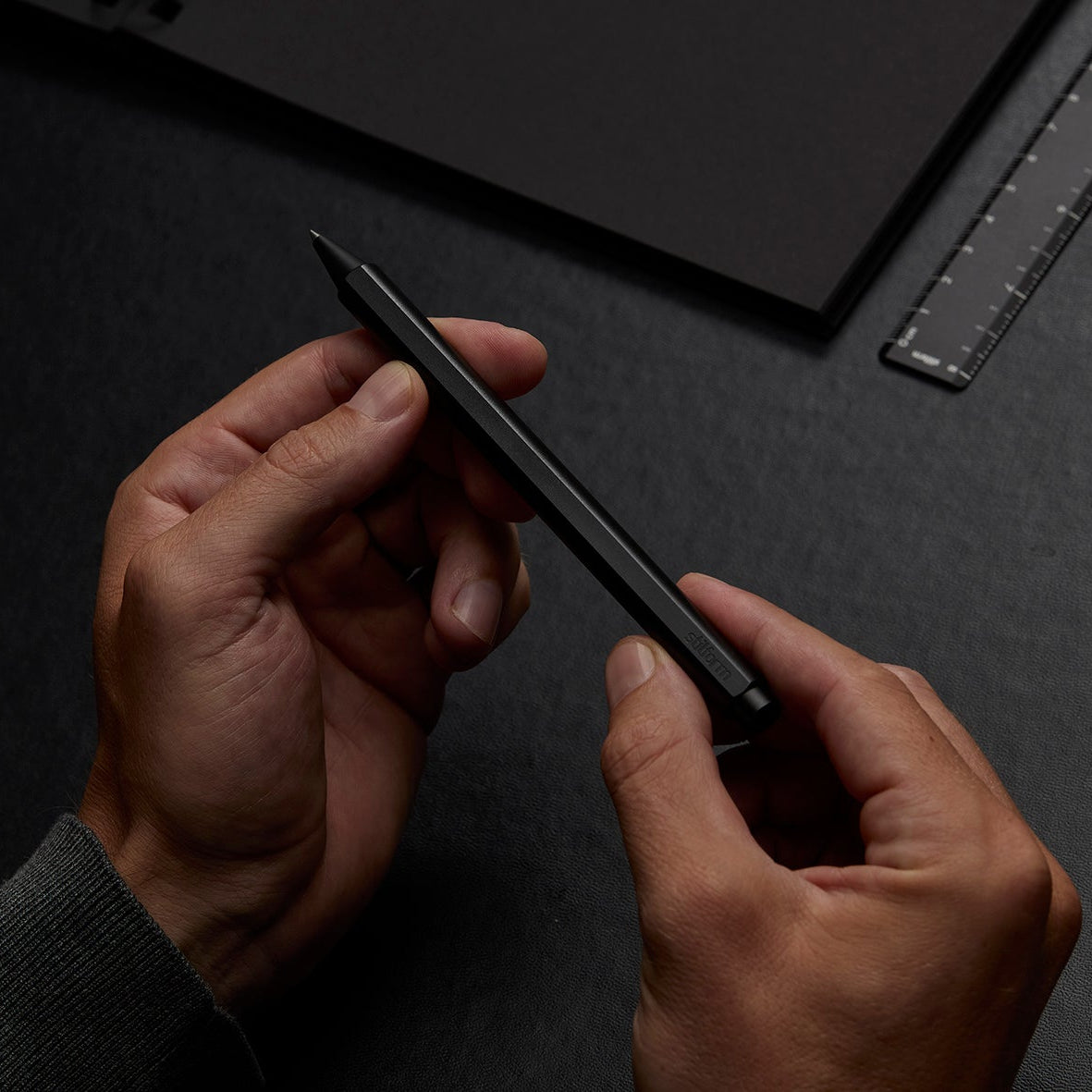 Premium Rollerball Pen FLOW – made of aluminium with magnetic cap ...